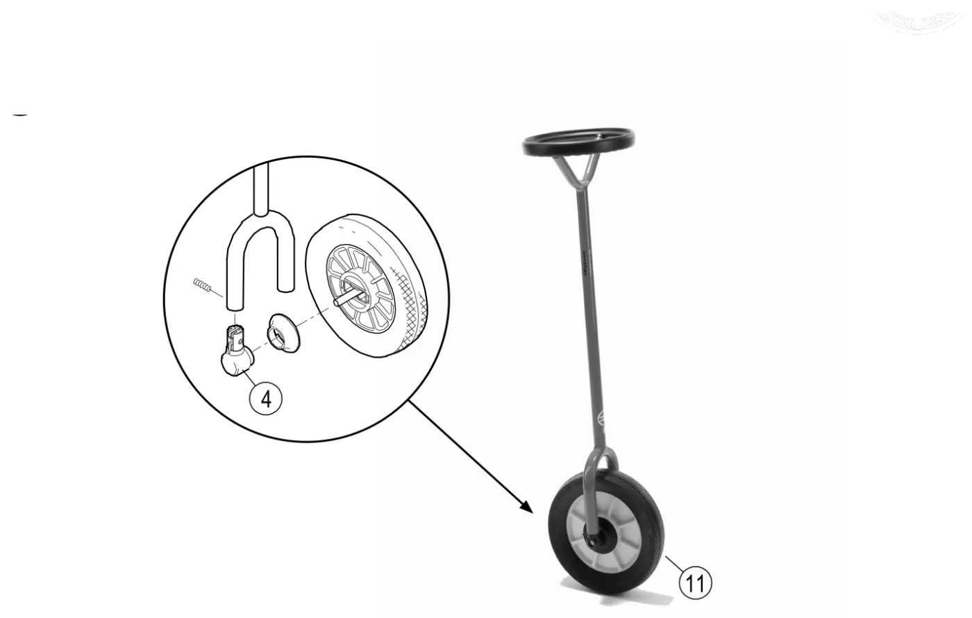 Explosionszeichnung Mini Viking Mini Driver