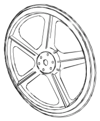 Hinterrad komplett