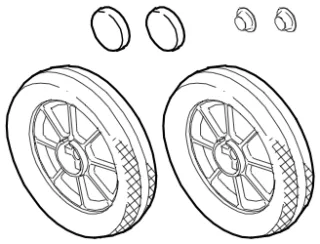 Hinterrad 2er Set