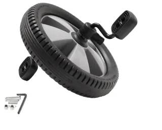 Vorderrad mit Pedalen