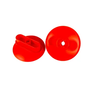 Radkappen hinten, rot