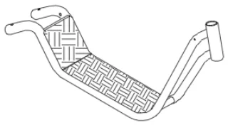 Rahmen mit Trittfläche