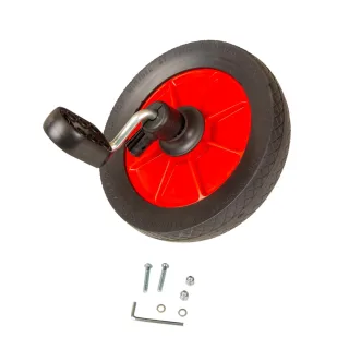 Hinterrad mit Kurbel