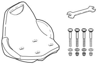Sitzschale mit Rückenlehne
