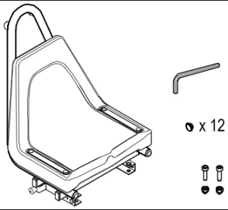 Sitzrahmen mit Sitz