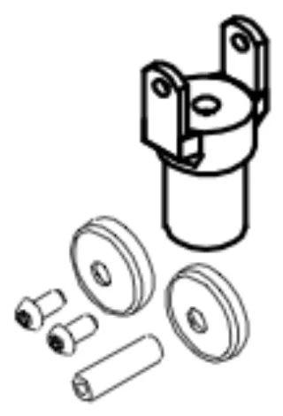 Lagerbock mit Rollen