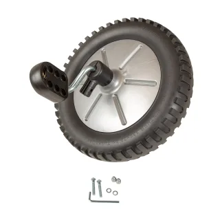 Hinterrad mit Kurbel (Geländereifen)