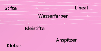 Schulutensilien