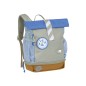 Preview: Lässig Kinderrucksack Rolltop blau