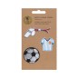 Preview: Lässig Sticker Set Textil Football