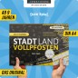 Preview: Stadt Land Vollpfosten Din A4