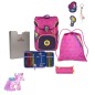 Preview: DerDieDas Schulranzen Easy mit Buttons Pink Mermaid Preview: DerDieDas Schulranzen Easy mit Buttons Pink Mermaid