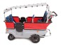 Preview: Winther Kinderbus E-Turtle inkl. Sonnenschutz fuer 6 Kinder offen