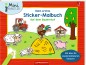 Preview: Bauernhof Mal und Stickerbuch