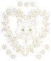 Preview: goldene Ausmalmotive