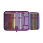 Preview: DerDieDas Purple Unicorn Etui Innenansicht