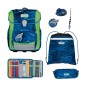 Preview: Scout Neo Schulranzen Set 4tlg Shark Zone