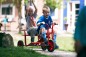 Preview: Zwei Jungen fahren mit dem Winther Viking Dreirad Doppeltaxi
