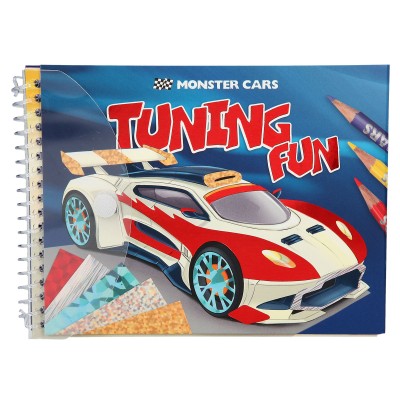 Monster Cars Tunin Fun Kreativbuch
