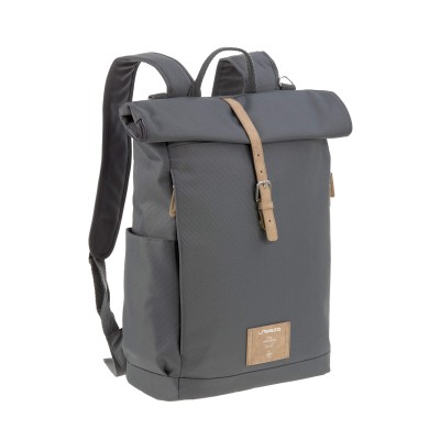 Lässig Wickelrucksack Rolltop Backpack Anthracite