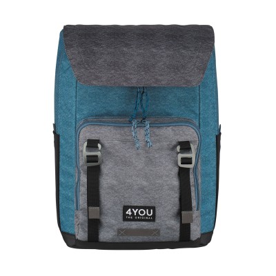 4You Schulrucksack Streets grau