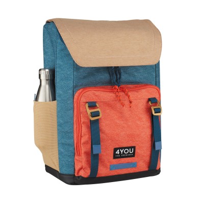 4You Schulrucksack Seitentaschen (ohne Trinkflasche)