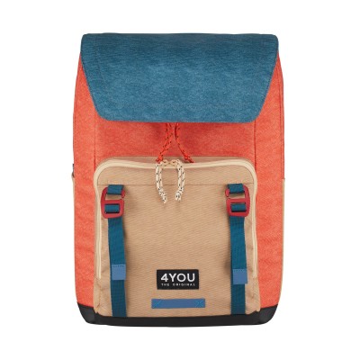 4You Schulrucksack Adventure beige