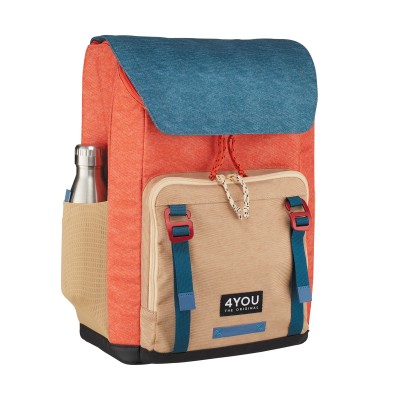 4You Schulrucksack Seitentaschen (ohne Trinkflasche)