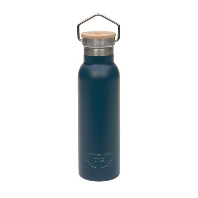 Trinklasche Adventure blue Edelstahl