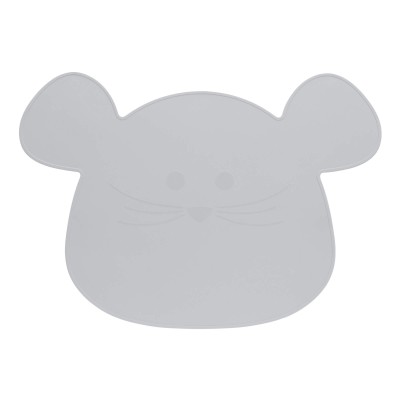 Lässig Silikon Tischset Little Chums Mouse Grey