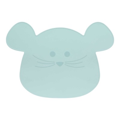 Lässig Silikon Tischset Little Chums Mouse Blue