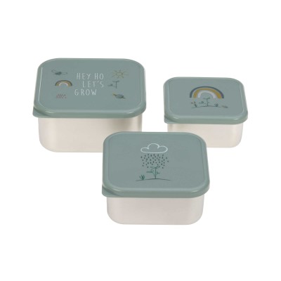 Snackbox Edelstahl 3 er Set Garden Explorer