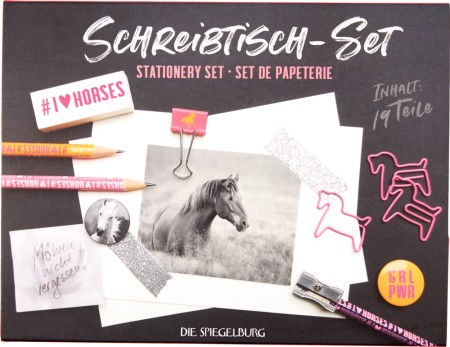 Schreibtischset Pferd