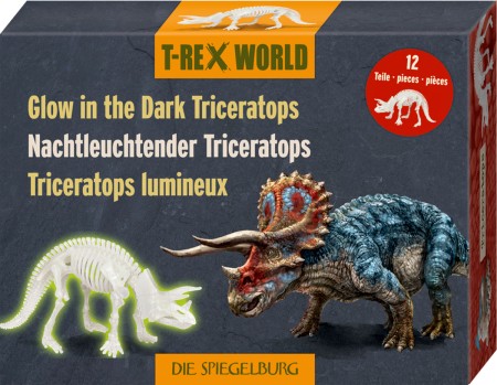 Spiegelburg T-Rex World Ausgrabungs-Set Triceratops nachtleuchtend