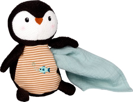 Spiegelburg Little Wonder Kuscheltier Pinguin mit Schnuffeltuch