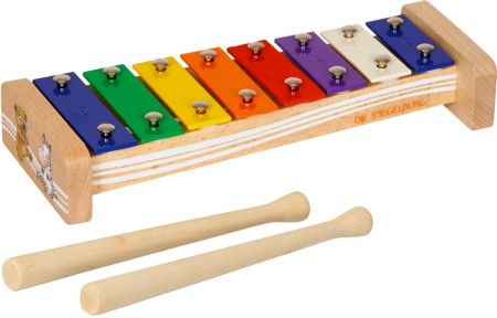 Glockenspiel mit 2 Holzsticks