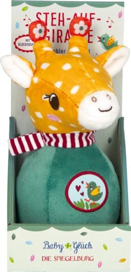 Preview: Spiegelburg Stehauffigur Giraffe in Geschenkverpackung