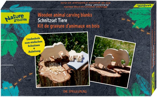 Spiegelburg Nature Zoom Schnitzset Tiere