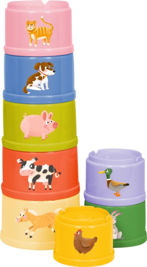 Spiegelburg Stapelbecher Bauernhof