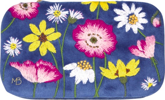 Preview: Detail Blumen Stickerei