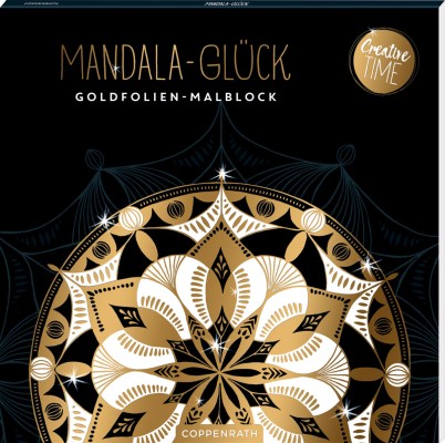 Coppenrath Mandala Glück Goldfolien Malblock