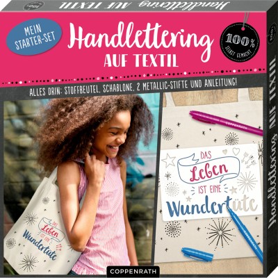 Hand-Lettering-Set Textil