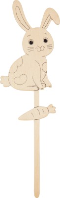Holztier Hase