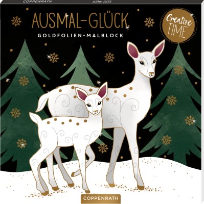 Spiegelburg Goldfolien Ausmalblock Magic Winter