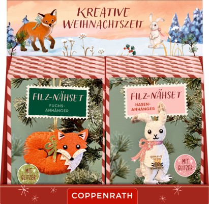 Filz-Nähset Glitzer Weihnachten