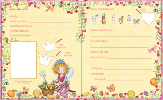 Preview: Meine Freunde Freunde Buch Innenansicht