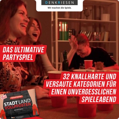 Stadt Land Vollpfosten Rotlicht Edition Partyspiel