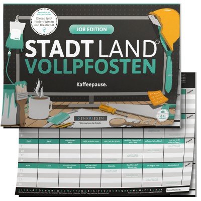 Stadt Land Vollpfosten Job Edition