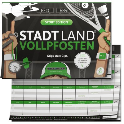 Stadt Land Vollpfosten Sport Edition