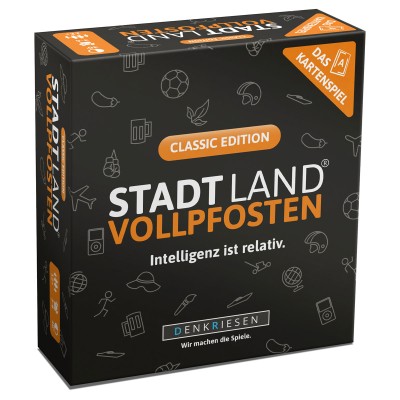 Stadt Land Vollpfosten classic Kartenspiel